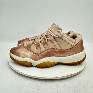 Nike Air Jordan 11 Low Women Size 10 AH7860-105 Rose Gold Training Shoes